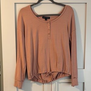 Abercrombie & Fitch Mauve Long Sleeve Top